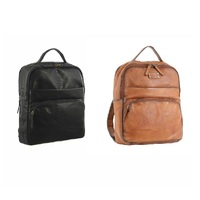 PIERRE CARDIN LEATHER BACKPACK 
