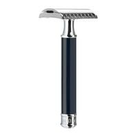 MUHLE R101 BLACK  SAFETY RAZOR OPEN TOOTH COMB - CHROME PLATED