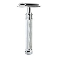 MUHLE R89 TWIST SAFETY RAZOR CLOSED TOOTH COMB - CHROME PLATED