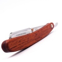 PARKER SRRW ROSEWOOD CUT THROAT SHAVING RAZOR STAINLESS STEEL